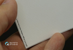 Rangées de rivets simples Quinta Studio QRV-015 (taille des rivets : 0,10 mm, écartement : 0,4 mm, échelle : 1/72), couleur blanche, longueur totale : 6,7 m / 22 pi – immagine 6