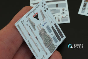 Intérieur imprimé en 3D et coloré sur papier décalcomanie Quinta Studio QD32022 MiG-29SMT (pour maquette Trumpeter) 1/32 – image 2