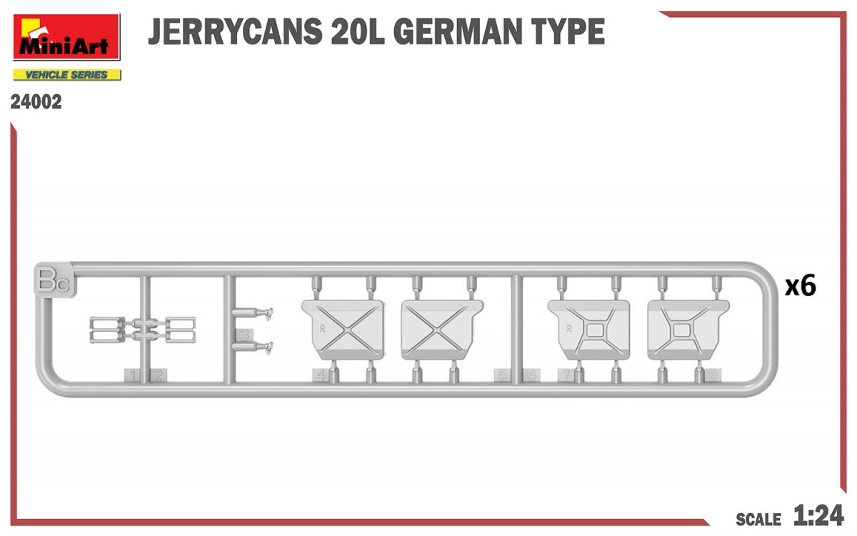 MiniArt 24002 JERRYCAN 20L TYPE ALLEMAND 1/24 – imagen 3