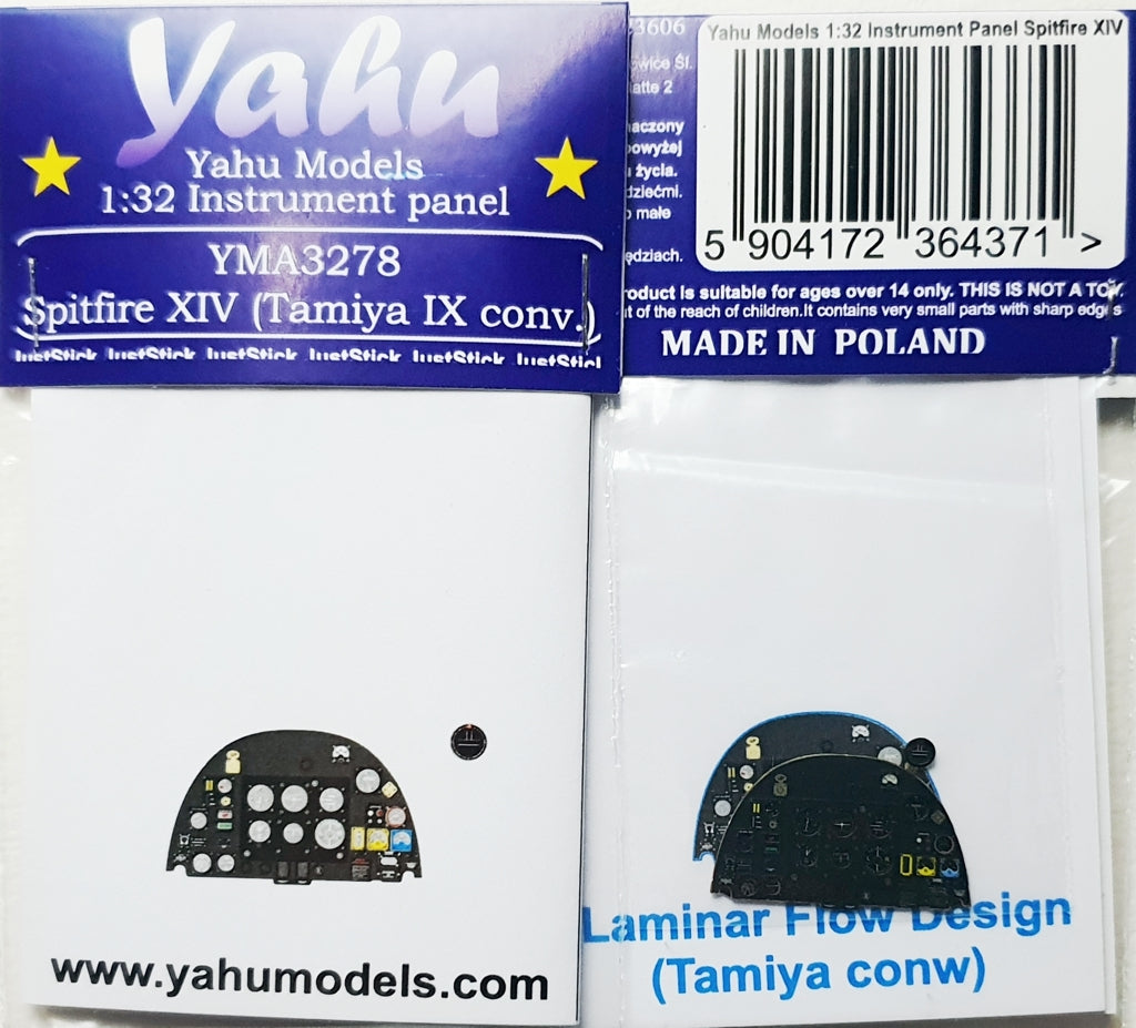 Yahu YMA3278 Spitfire XIV (conv.) Conception à flux laminaire (conv. Tamiya) 1/32 