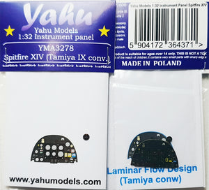 Yahu YMA3278 Spitfire XIV (conv.) Conception à flux laminaire (conv. Tamiya) 1/32