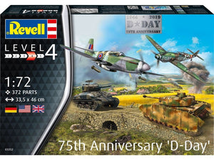 Revell 03352 Coffret 75e anniversaire du Débarquement (diorama et quatre maquettes) 1/72