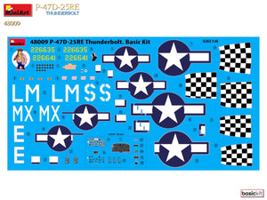 MiniArt 48009 P-47D-25RE THUNDERBOLT. KIT DE BASE 1/48  – immagine 2