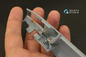 Intérieur imprimé en 3D et coloré sur papier décalcomanie Quinta Studio QD48100 IL-4 (pour kit Xuntong) 1/48 – image 11