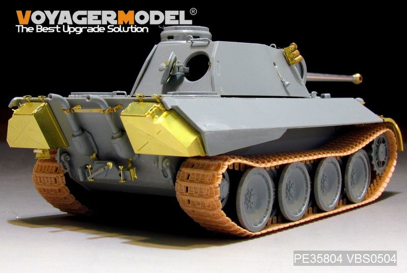 Maquette Voyager PE35804 Panther D V1 allemand de la Seconde Guerre mondiale (modèle de base) pour DROGON 6822 au 1/35 – immagine 9