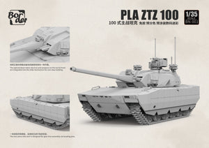 Border Model BN-001 PLA ZTZ-100 (Cement Free) 1/35