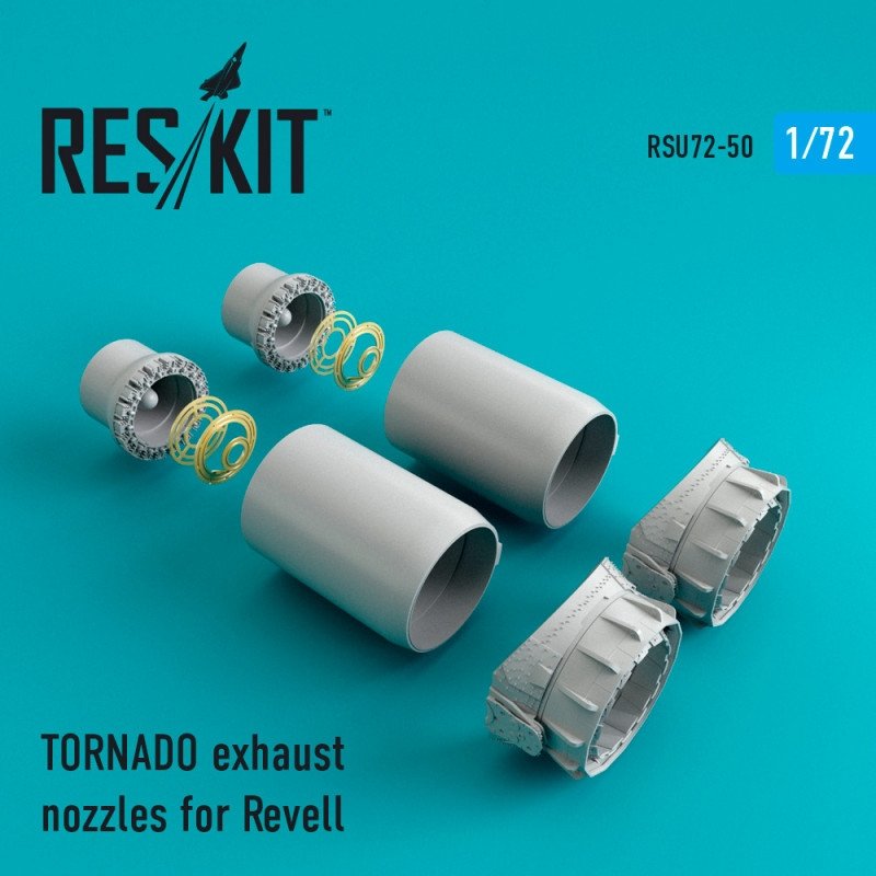 Buses d&amp;#39;échappement RESKIT RSU72-0050 Tornado pour Revell 1/72