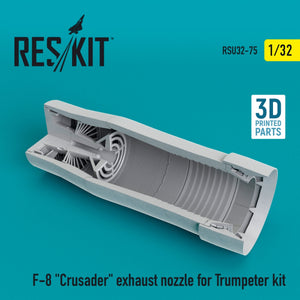 RESKIT RSU32-0075 F-8 « CRUSADER » TUYAU D&amp;#39;ÉCHAPPEMENT POUR MAQUETTETER 1/32 – Bild 2