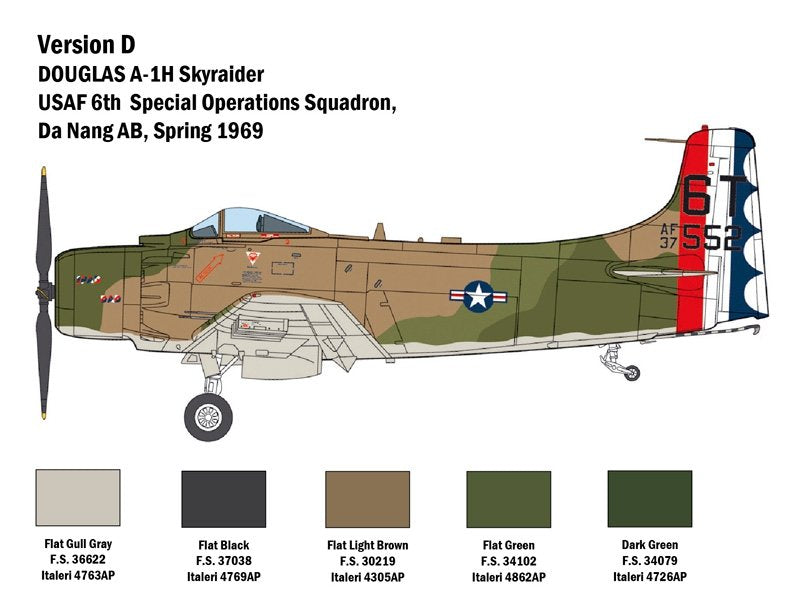 Italeri 2788 Douglas A-1H Skyraider 1/48 – zdjęcie 5