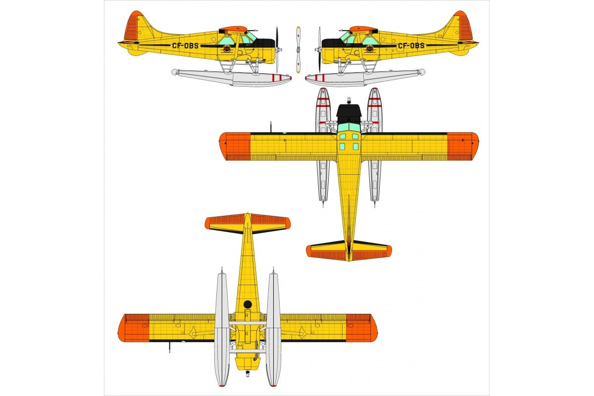 Dora Wings 48060 DHC-2 Beaver Floatplane 1/48 – zdjęcie 3