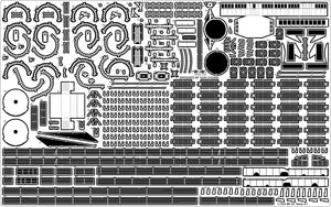 Pontos 35024FB USS BB-35 Texas 1945 Ensemble de détails (20B Deck Blue Decl) (1/350) – image 14