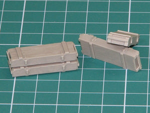 Boîtes à munitions en bois Eureka XXL E-016 pour cartouches Pak 40 de 7,5 cm au 1/35 – Bild 3