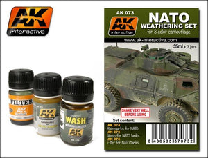 AK Interactive AK073 Ensemble de vieillissement Nato