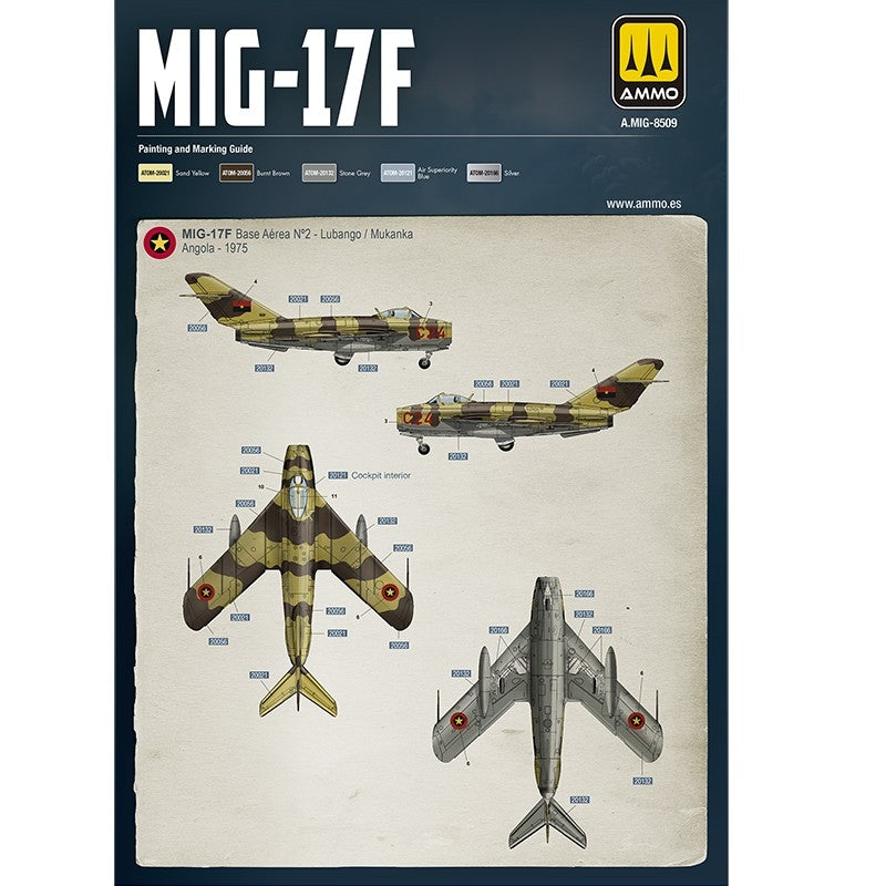 Munitions par Mig Jimenez 8509 MiG-17F / LIM-5 Pologne-Cuba-Angola 1/48 – Bild 3