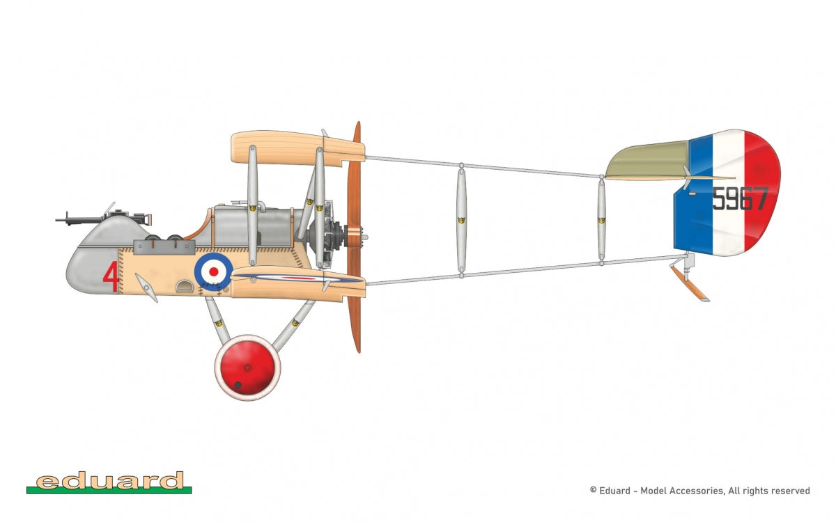 Eduard 8094 DH-2 - The ProfiPACK Edition 1/48 – zdjęcie 4