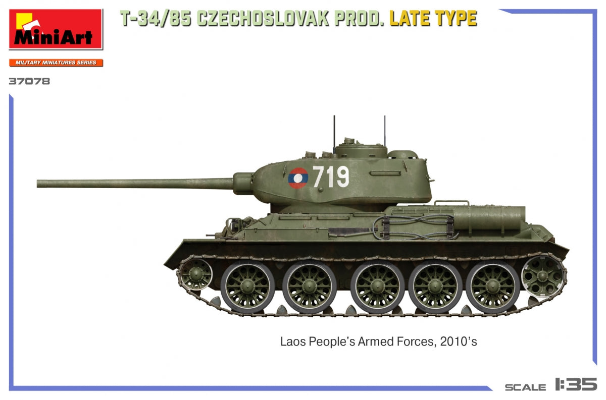 MiniArt 37078 T-34/85 Prod. tchécoslovaque. Type tardif 1/35 – image 11