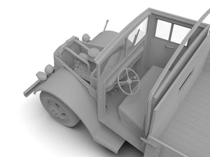 ICM 35410 V3000S/SSM Maultier &amp;#39;Einheitsfahrerhaus&amp;#39;, WWII German Truck 1/35 – zdjęcie 5