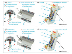 Intérieur imprimé en 3D et coloré sur papier décalcomanie Quinta Studio QD72101 F-104S (Hasegawa) 1/72 – immagine 12
