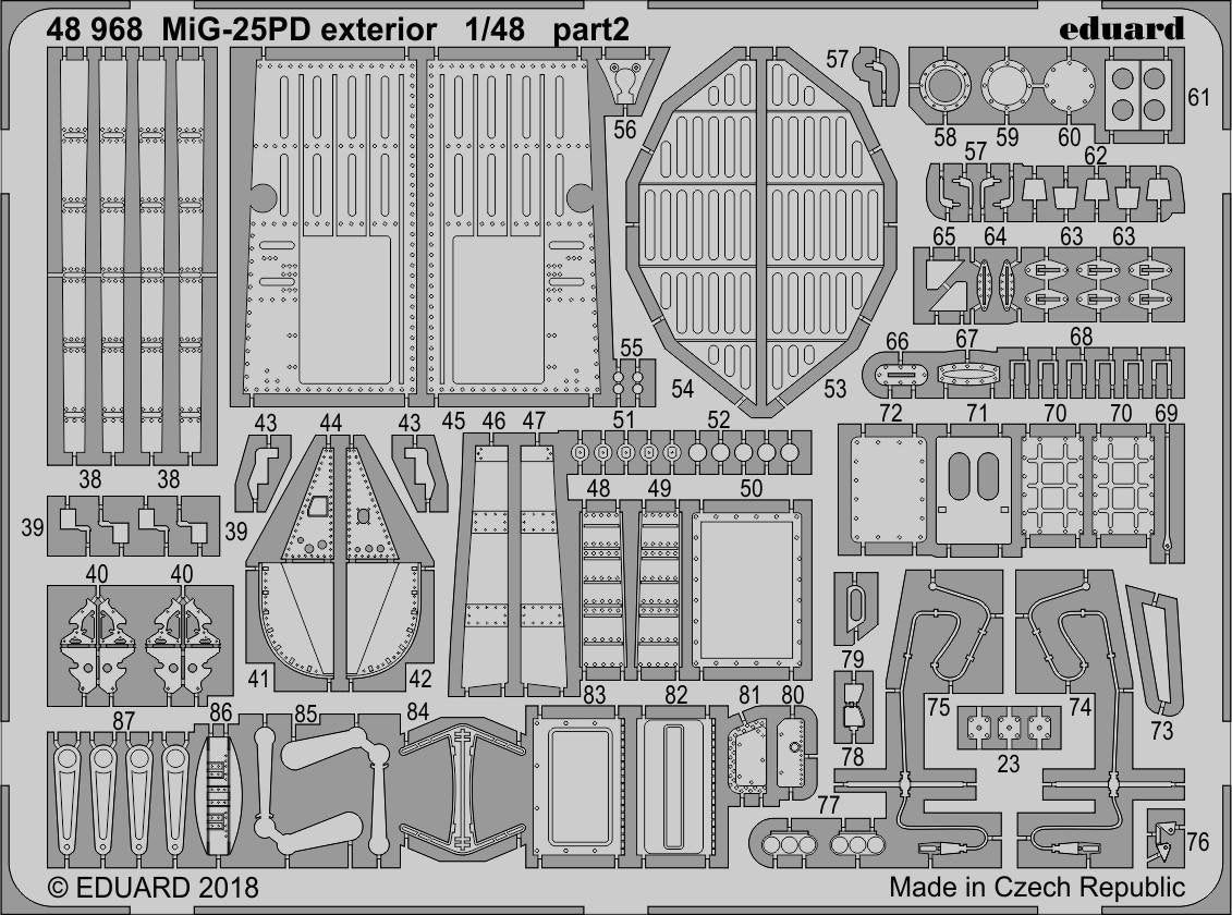 Eduard BIG49206 MiG-25PD 1/48 ICM – immagine 5