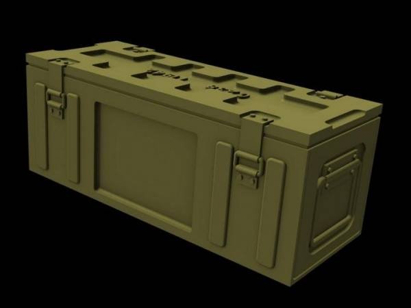 Panzer Art RE35-598 C238 Boîtes de munitions britanniques pour canons de 75 mm et de 6 livres (6 pièces) 1/35 – image 2