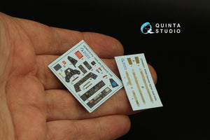 Intérieur imprimé en 3D et coloré sur papier décalcomanie Quinta Studio QD48315 Fw 190A-5/6 (Eduard) 1/48 – imagen 6