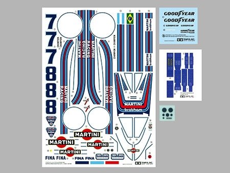 Tamiya 12042 Martini Brabham BT44B 1975 1/12 – immagine 10