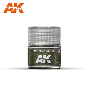 AK Interactive RC039 BSC Nº34 Ardoise 10 ml