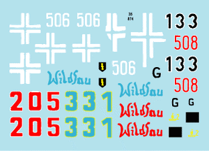 Star Decals 35-874 Chars allemands en Hongrie 1945 2 1/35 – immagine 3