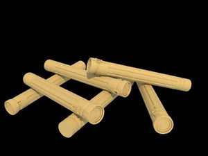 Panzer Art RE35-622 Conteneurs de munitions métalliques pour canon de 88 mm KwK43 (12 pièces) 1/35