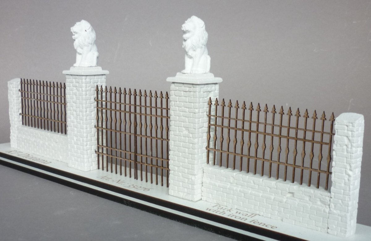 RT-Diorama 35276 Mur de parc avec clôture 1/35 – Bild 5