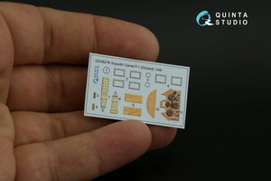 Intérieur imprimé en 3D et coloré sur papier décalcomanie Quinta Studio QD48276 Sopwith Camel F.1 (Eduard) 1/48 – imagen 2