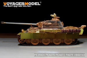 Maquette Voyager PE35924 Panther G allemand de la Seconde Guerre mondiale, version ultérieure. Modèle de base pour RMF 5016 au 1/35  – image 4
