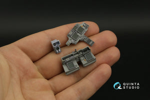 Quinta Studio QD+35106 AH-64D 3D-Printed &amp;amp; coloured Interior on decal paper (Takom) (with 3D-printed resin parts) 1/35 – zdjęcie 3