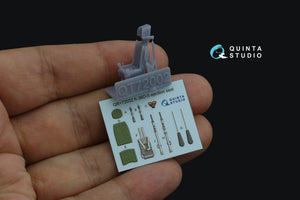 Quinta Studio QR+72032 K-36D-5 ejection seat (for Su-35, Su-57 aircraft) (All kits) 1/72 – zdjęcie 2