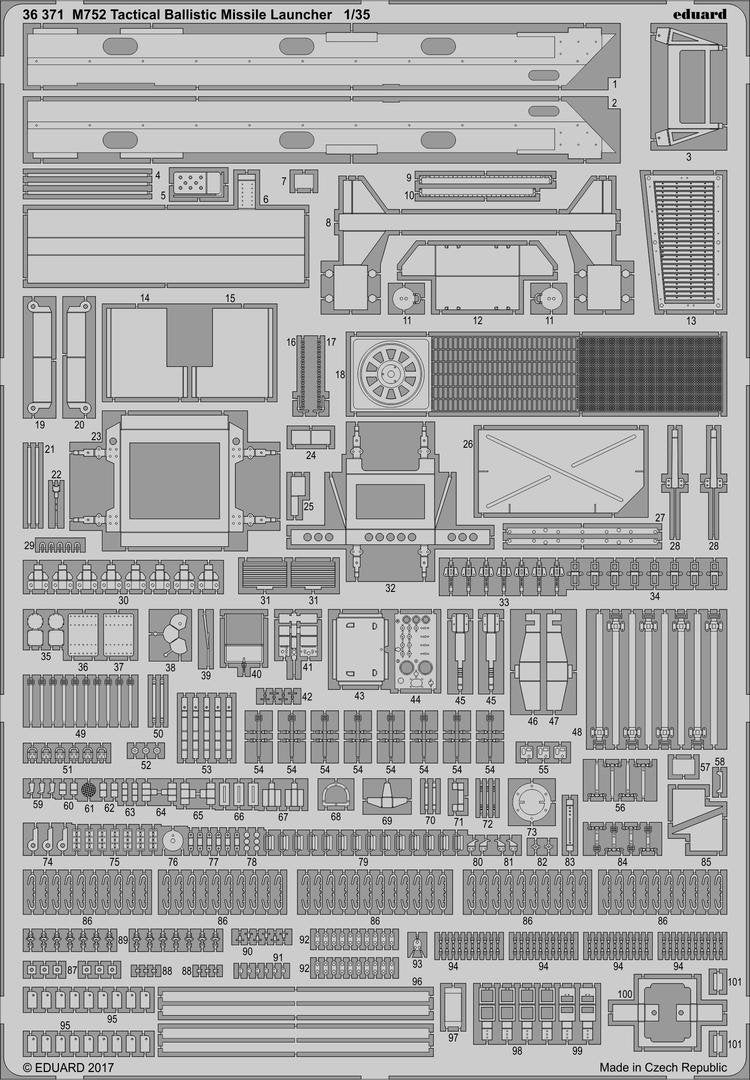 Lance-missiles balistiques tactiques Eduard 36371 M752 DRAGON 1/35