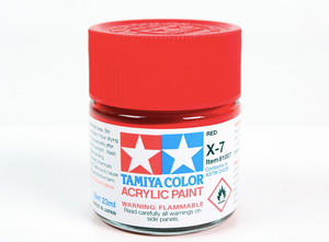 Tamiya 81007 Peinture acrylique X-7 Rouge 23 ml – Bild 2