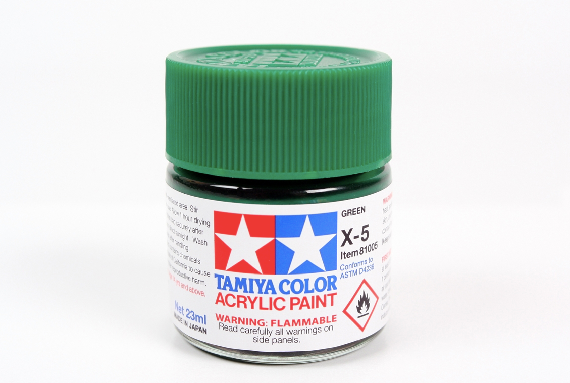 Tamiya 81005 Peinture acrylique X-5 Verte 23 ml – image 2