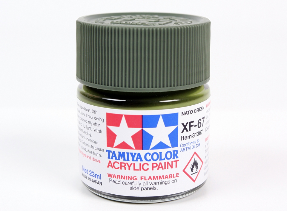 Tamiya 81367 Acryl XF-67 NATO Green 23ml – zdjęcie 2