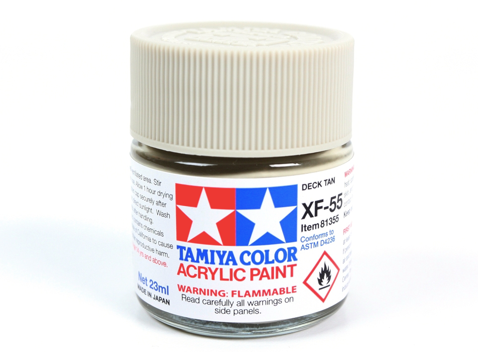 Tamiya 81355 Peinture acrylique XF-55 Pont Tan 23 ml – Bild 2