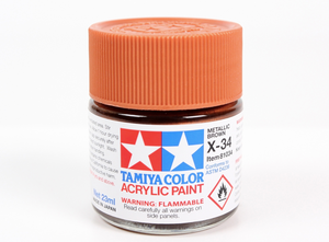 Tamiya 81034 Acryl X-34 Brun Métallisé 23 ml – Bild 2