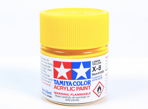 Tamiya 81008 Peinture acrylique X-8 Jaune citron 23 ml – Bild 2
