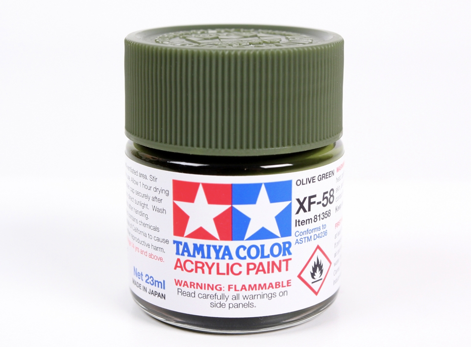 Tamiya 81358 Acrylique XF-58 Vert Olive 23 ml – immagine 2