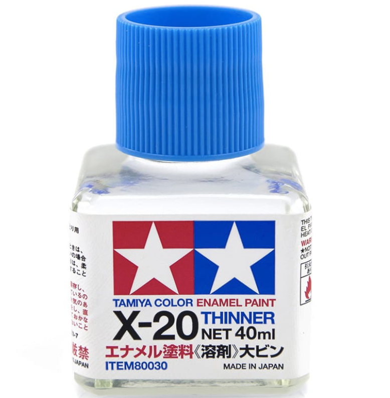 Diluant pour émail Tamiya X20 (46 ml) (80030)