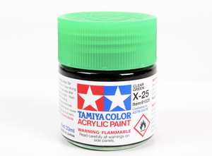 Tamiya 81025 Peinture acrylique X-25 Vert transparent 23 ml – image 2