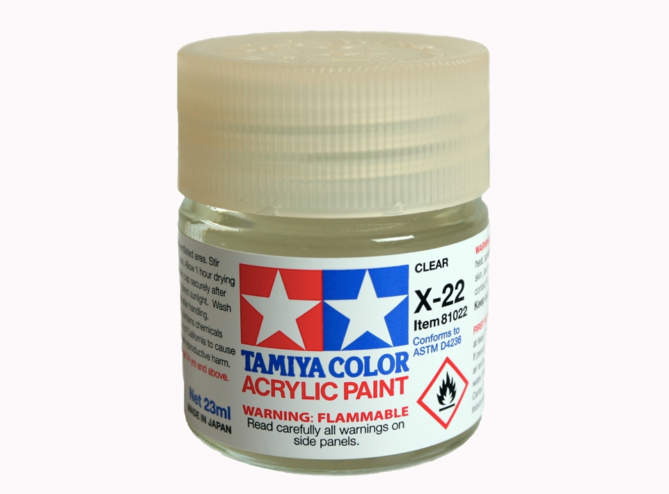 Tamiya 81022 Peinture acrylique transparente X-22 23 ml – image 2