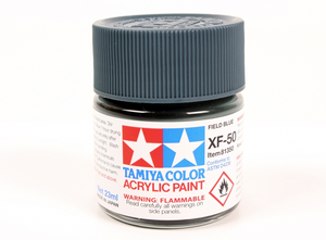 Tamiya 81350 Peinture acrylique XF-50 Bleu de campagne 23 ml – Bild 2