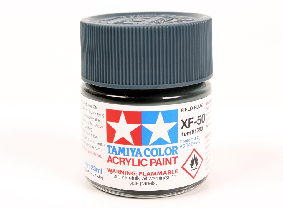 Tamiya 81350 Peinture acrylique XF-50 Bleu de campagne 23 ml – Bild 2