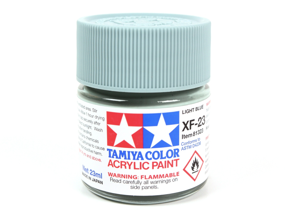 Tamiya 81323 Acrylique XF-23 Bleu clair 23 ml – immagine 2