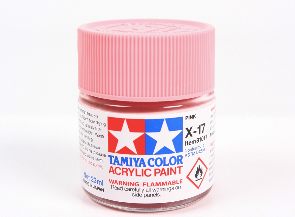 Tamiya 81017 Acryl X-17 Rose Brillant 23ml – image 2
