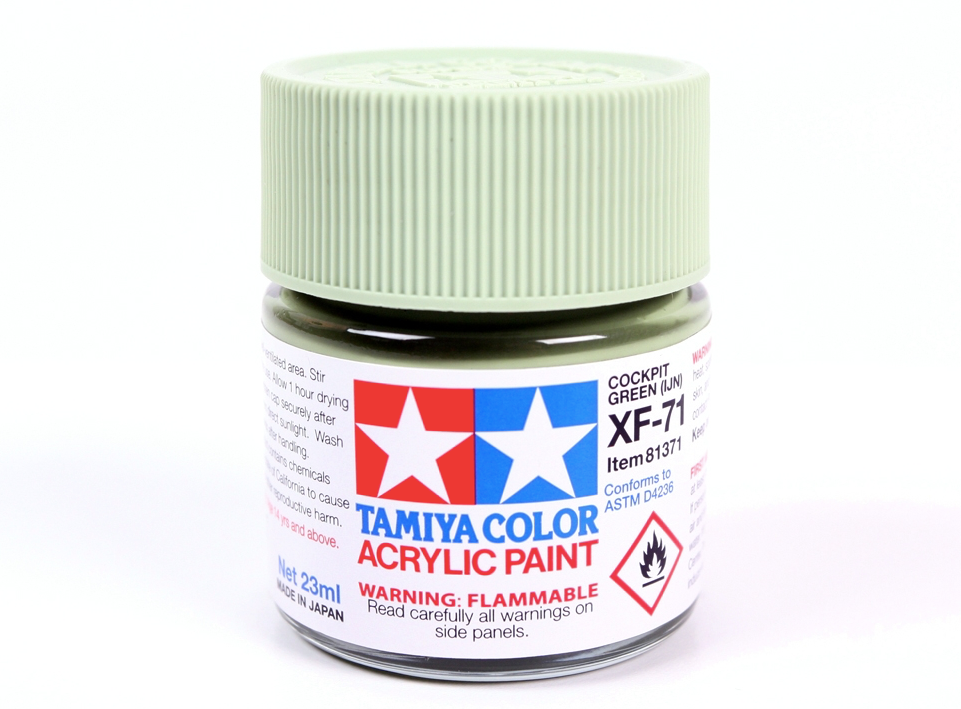 Tamiya 81371 Peinture acrylique XF-71 Vert cockpit (IJN) 23 ml  – Bild 3